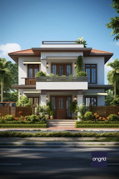 7 Unique Single Floor Home Elevation .